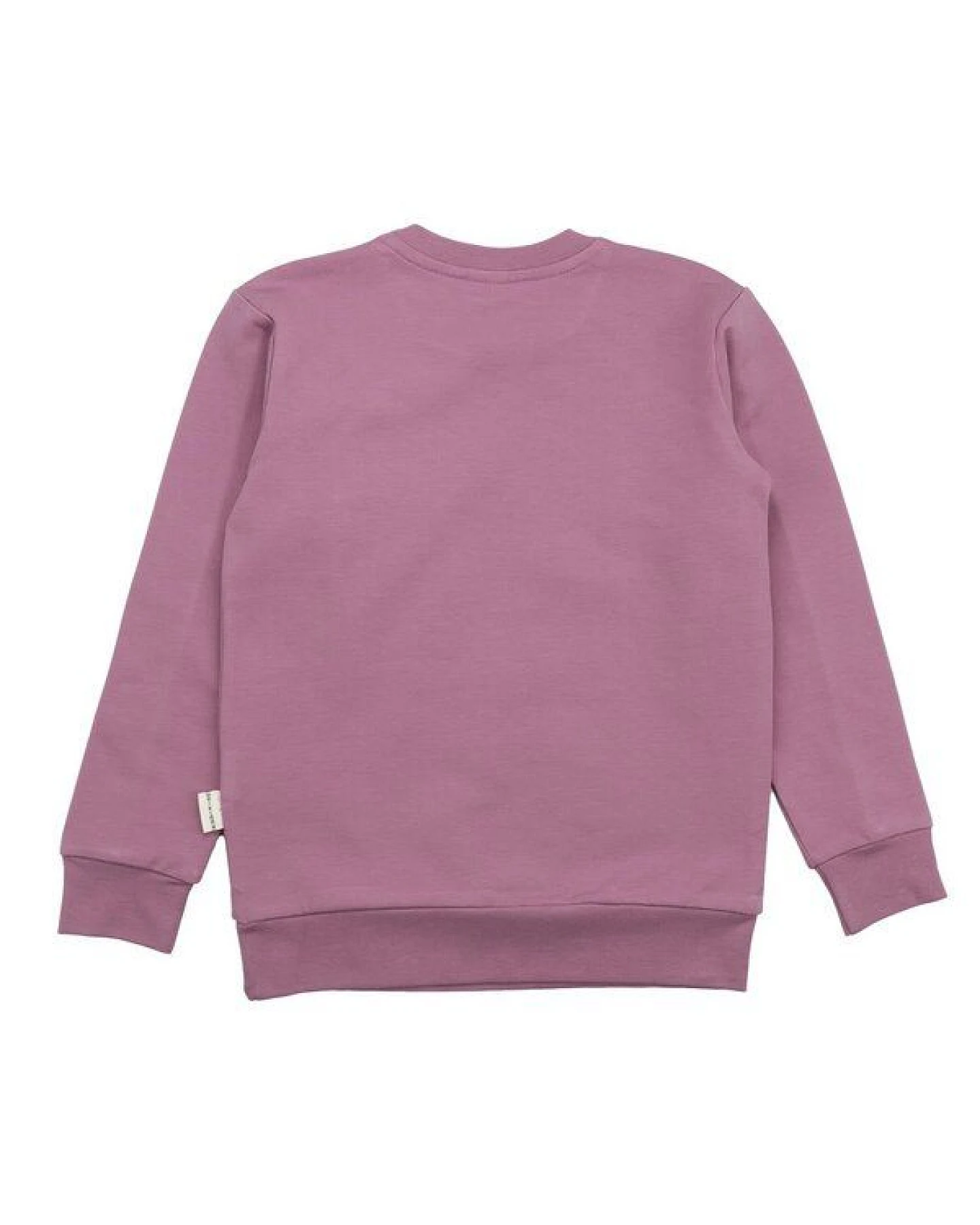 Kinder Sweatshirt GOTS zertifiziert, Bio-Baumwolle, altrosa, „Secret Garden“, weich & bequem, Langarm – Walkiddy – Ansicht 3