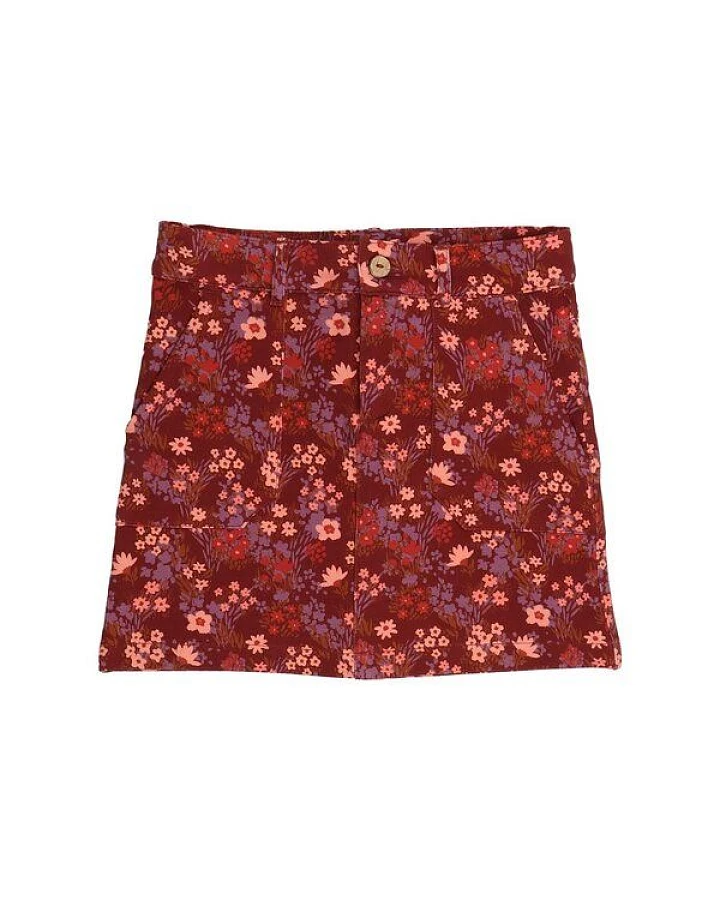 Rock Bio-Baumwolle elastisch – Walkiddy, „Flowers & Butterflies“
