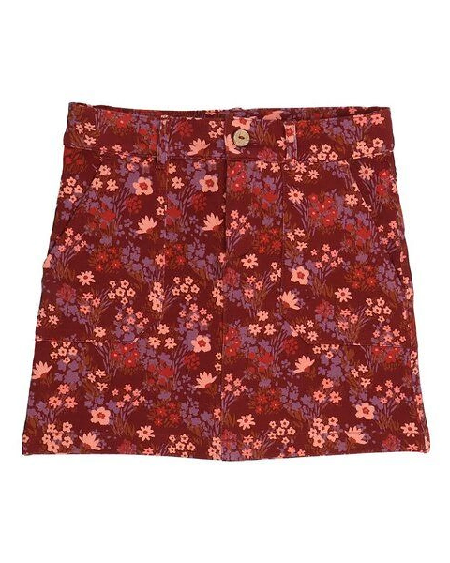 Rock Bio-Baumwolle elastisch – Walkiddy, „Flowers & Butterflies“ – Ansicht 2