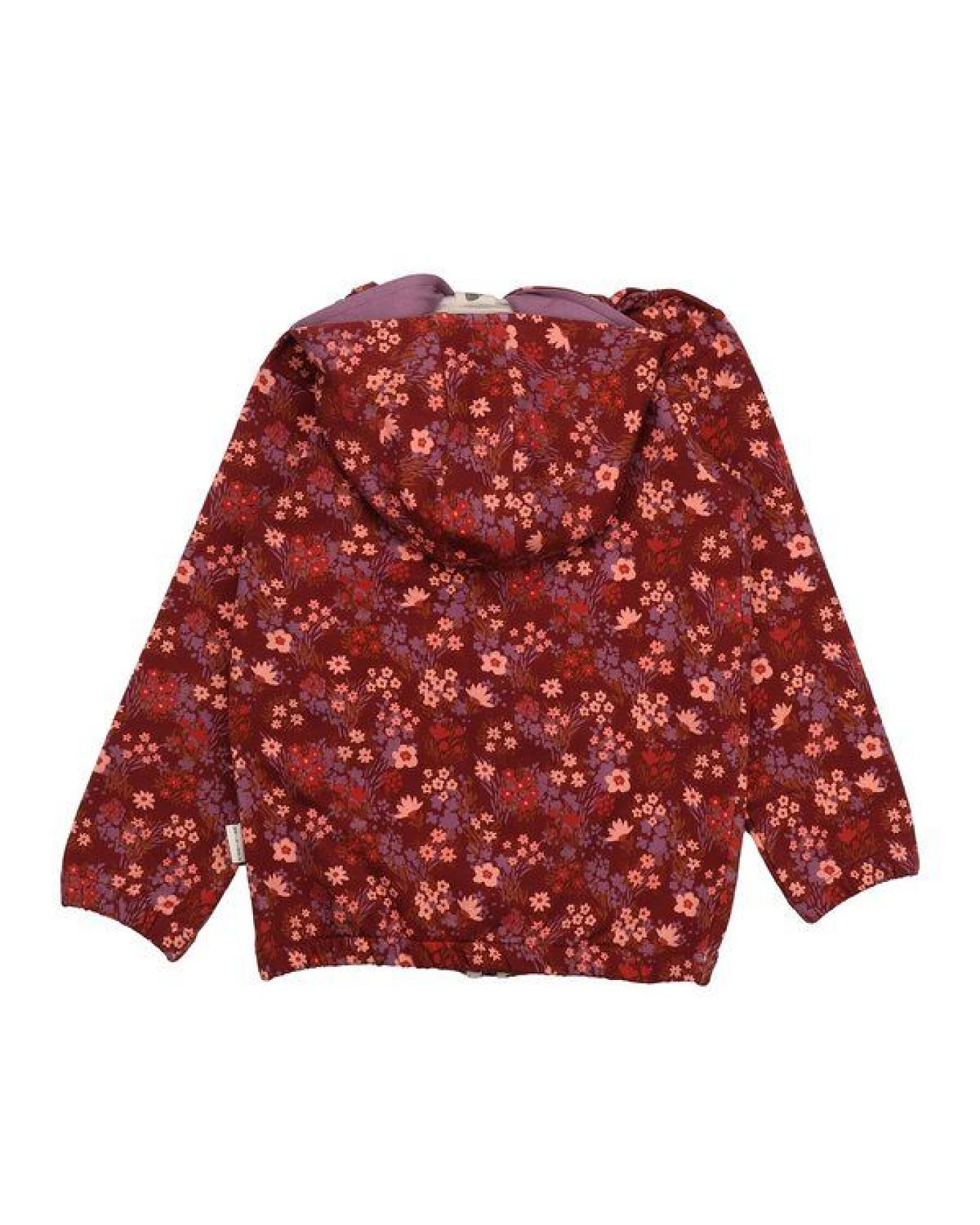 Kinder Sweatjacke Bio-Baumwolle The Secret Garden Walkiddy, GOTS-zertifiziert, weich, vegan, fair produziert, floraler Print mit Kapuze und Reißverschluss – Ansicht 3