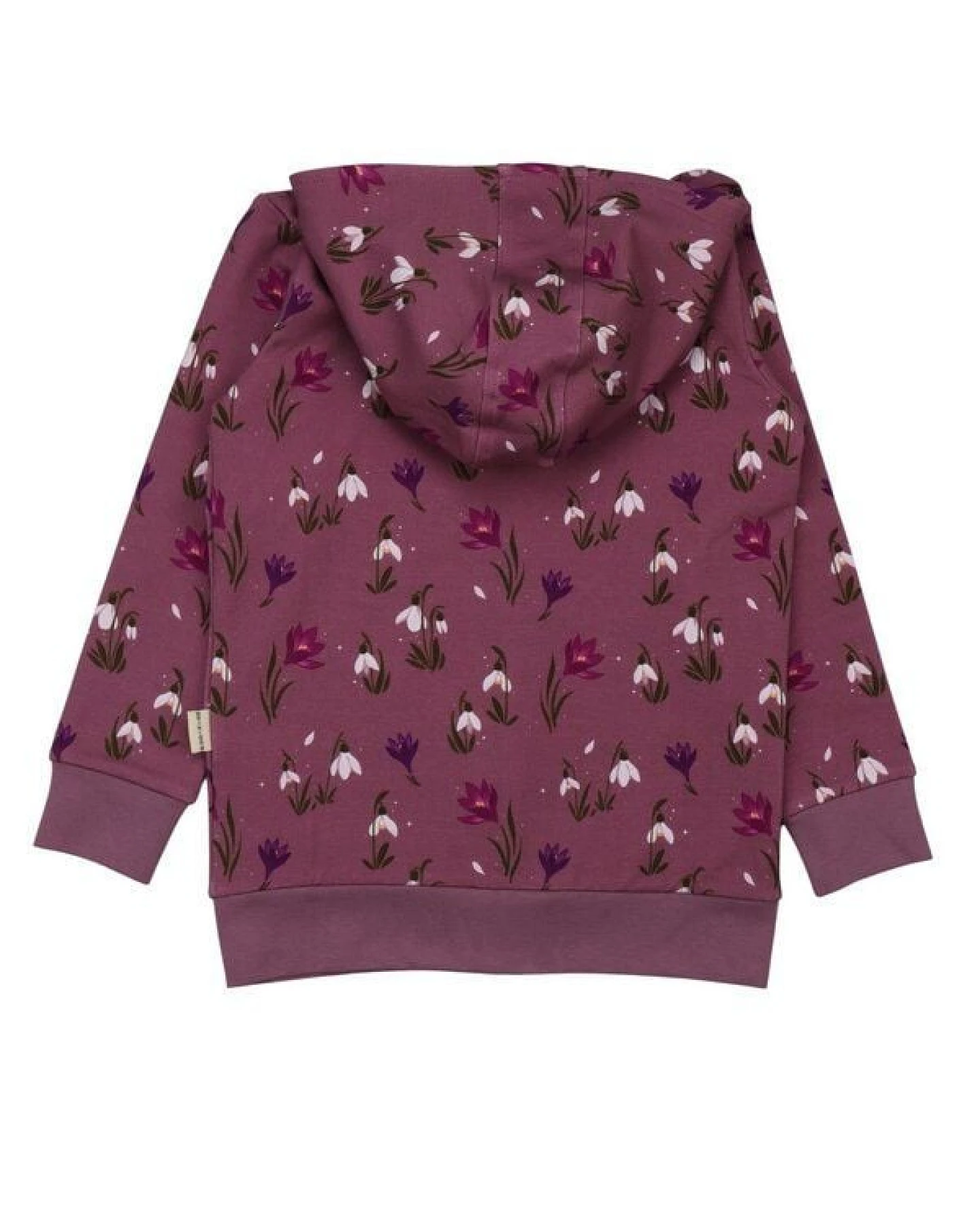 Kleinkinder Sweatjacke Snow Drops aus Baumwolle mit Elasthan – kuschelweiche Walkiddy Kapuzenjacke für Alltag, Kita & Spielplatz, perfekt für Übergangszeit, Lagenlook und Reisen – Ansicht 4