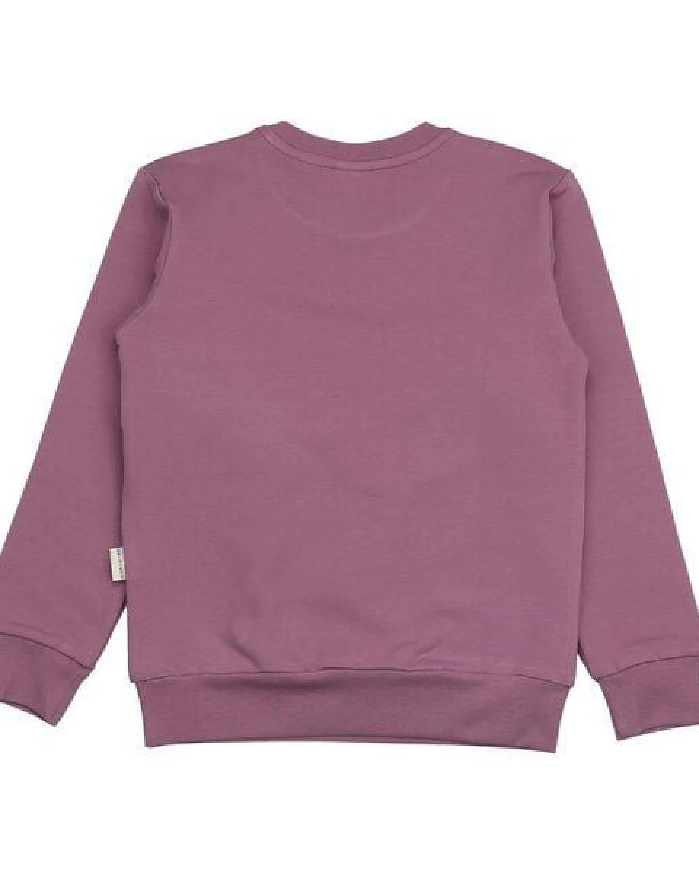 Kinder Sweatshirt GOTS zertifiziert, Bio-Baumwolle, altrosa, „Snowdrops“, Blumen-Print, weich & bequem – Walkiddy – Ansicht 4