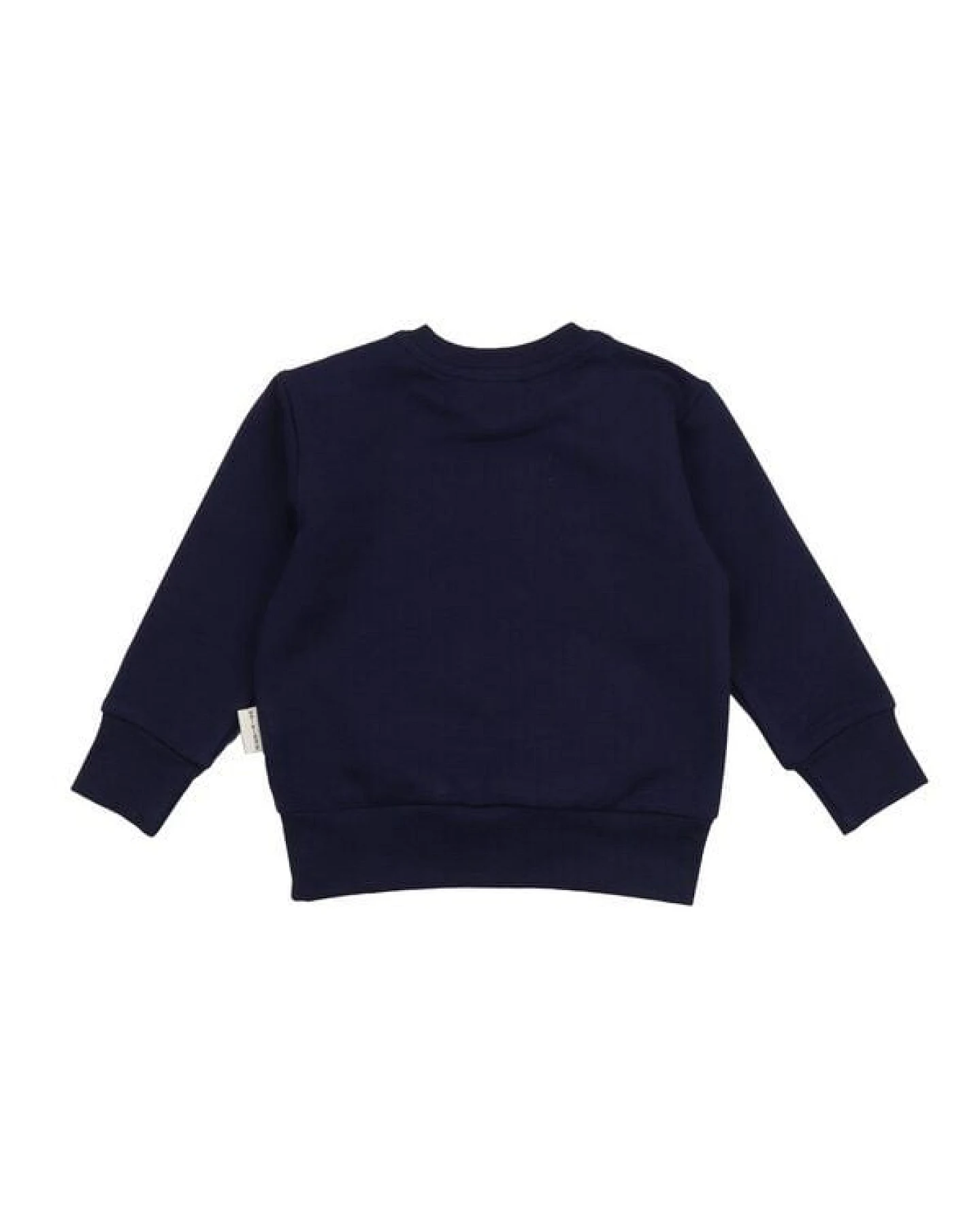 Baby Sweatshirt GOTS-zertifiziert aus Bio-Baumwolle dunkelblau mit Igel-Motiv – Walkiddy – Ansicht 4