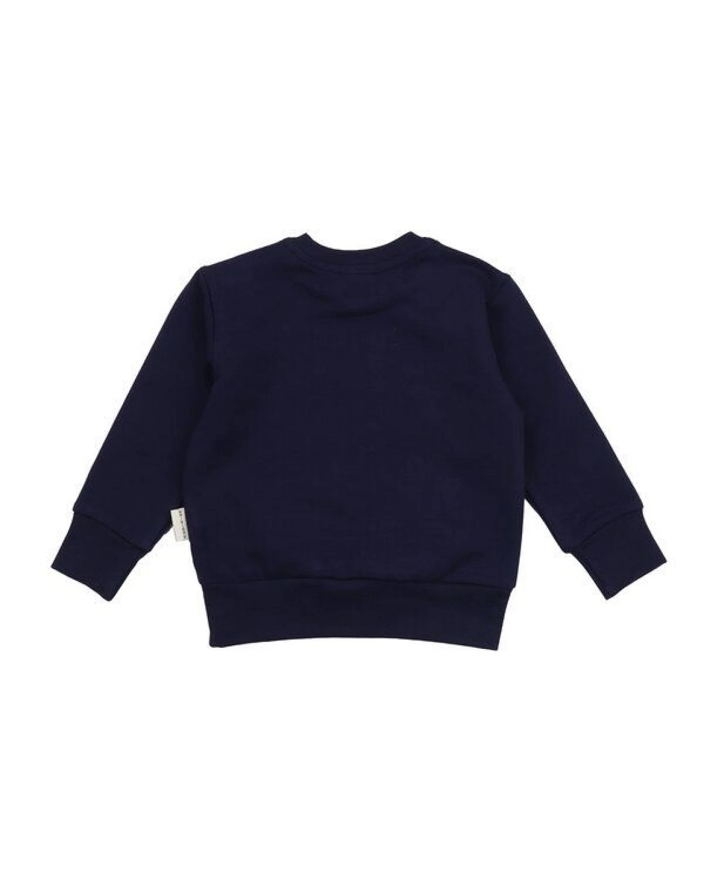 Baby Sweatshirt GOTS-zertifiziert aus Bio-Baumwolle dunkelblau mit Igel-Motiv – Walkiddy – Ansicht 4