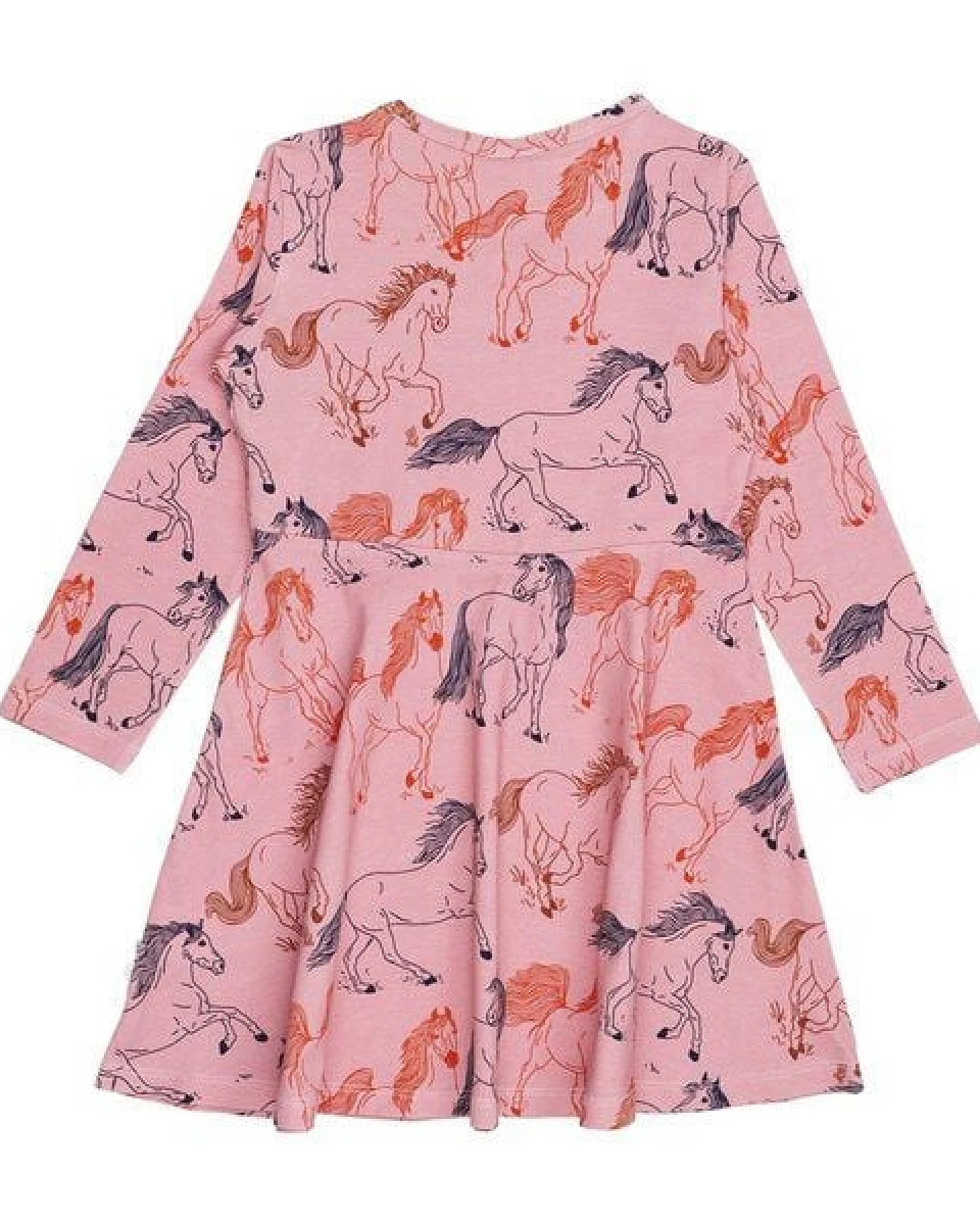 Kleinkinder Langarmkleid Winds Path aus Baumwolle mit Elasthan – bequemes Walkiddy Kleid für Alltag, Kita, Feste & Familienfeiern, ideal zum Drehen, Tanzen und Wohlfühlen – Ansicht 4
