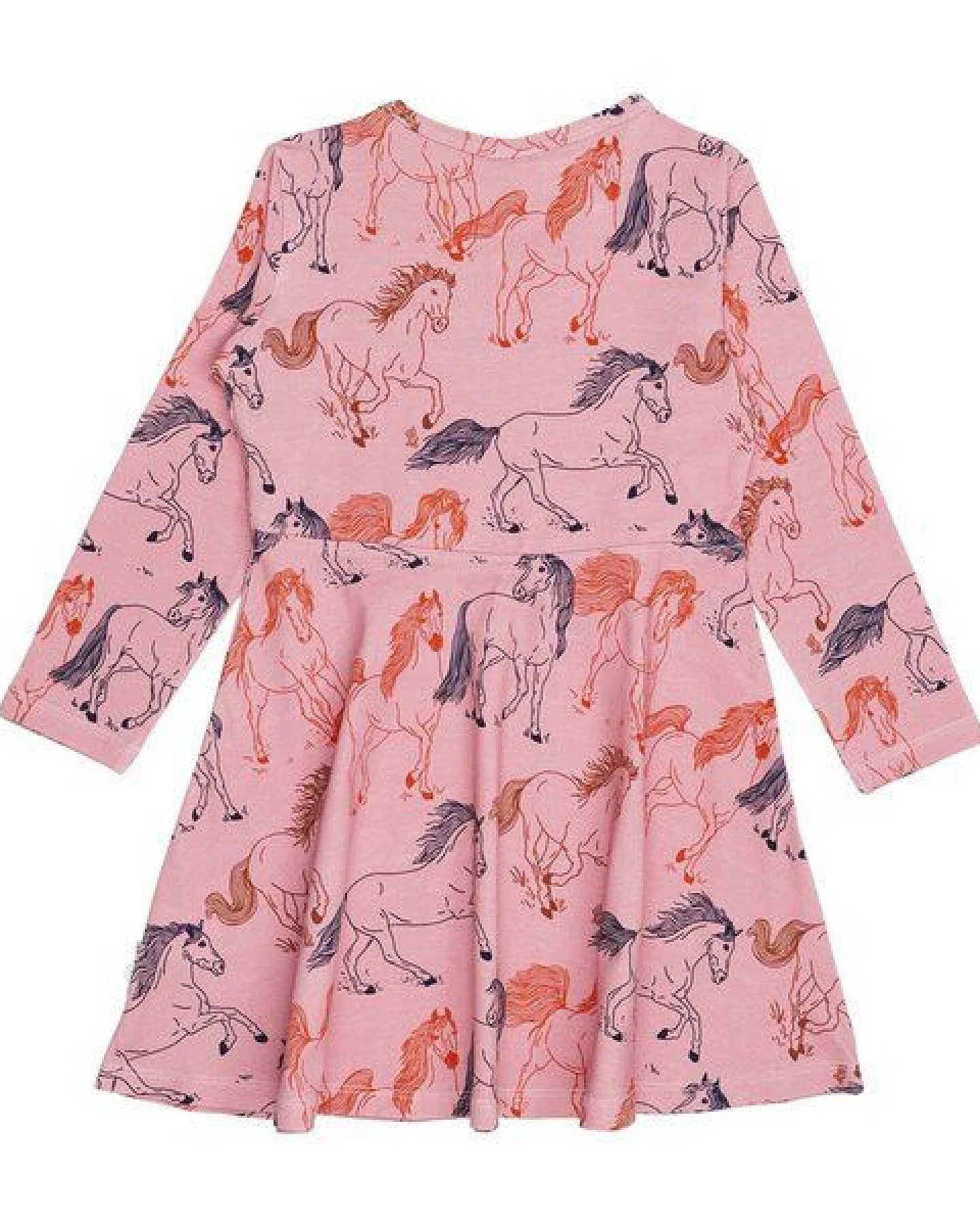 Kleinkinder Langarmkleid Winds Path aus Baumwolle mit Elasthan – bequemes Walkiddy Kleid für Alltag, Kita, Feste & Familienfeiern, ideal zum Drehen, Tanzen und Wohlfühlen – Ansicht 4