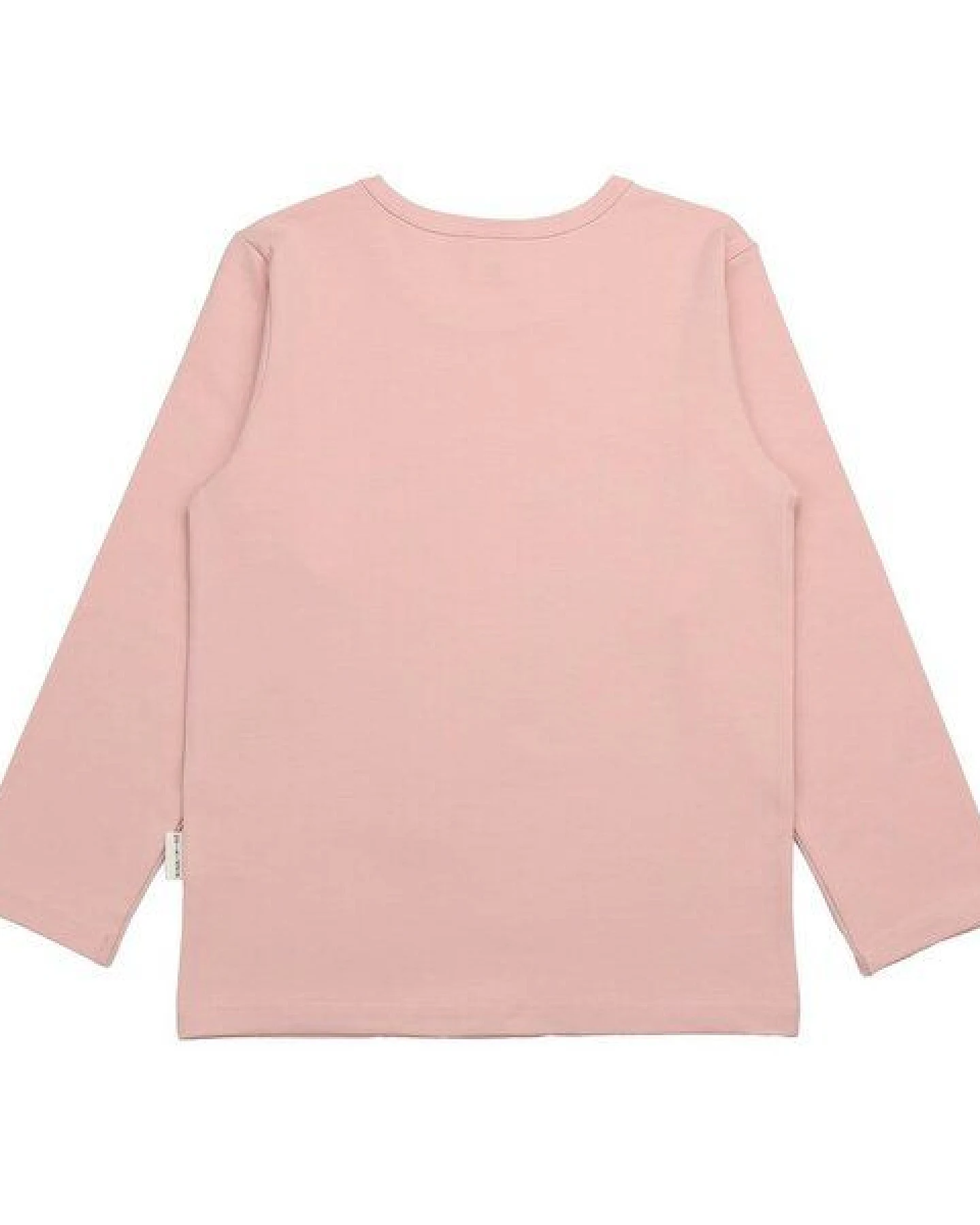 Kinder Langarmshirt GOTS zertifiziert, Bio-Baumwolle, rosa, „Wind’s Path“, Hirschmotiv, weich – Walkiddy – Ansicht 4