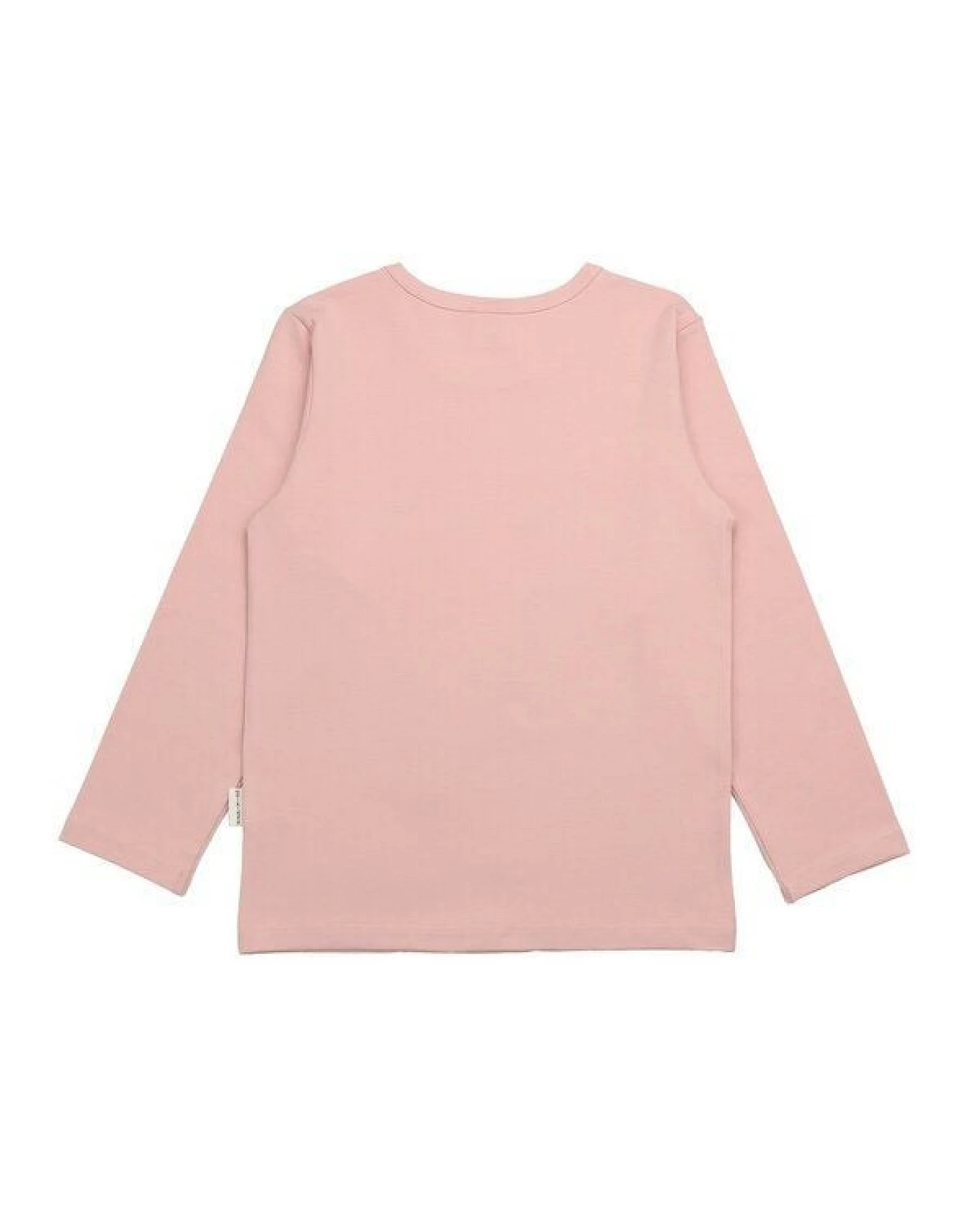 Kinder Langarmshirt GOTS zertifiziert, Bio-Baumwolle, rosa, „Wind’s Path“, Hirschmotiv, weich – Walkiddy – Ansicht 4