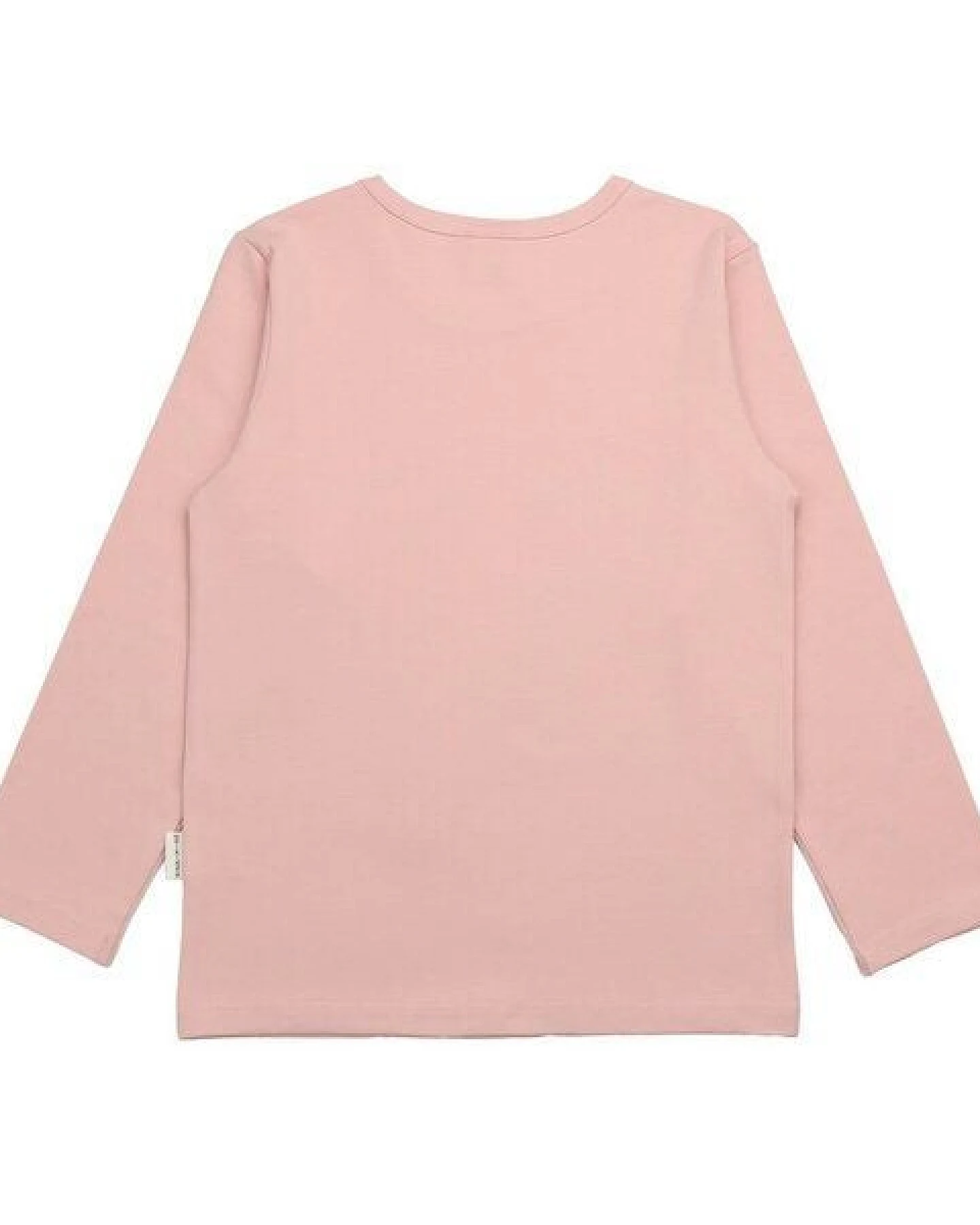 Kinder Langarmshirt GOTS zertifiziert, Bio-Baumwolle, rosa, „Wind’s Path“, Hirschmotiv, weich – Walkiddy – Ansicht 4
