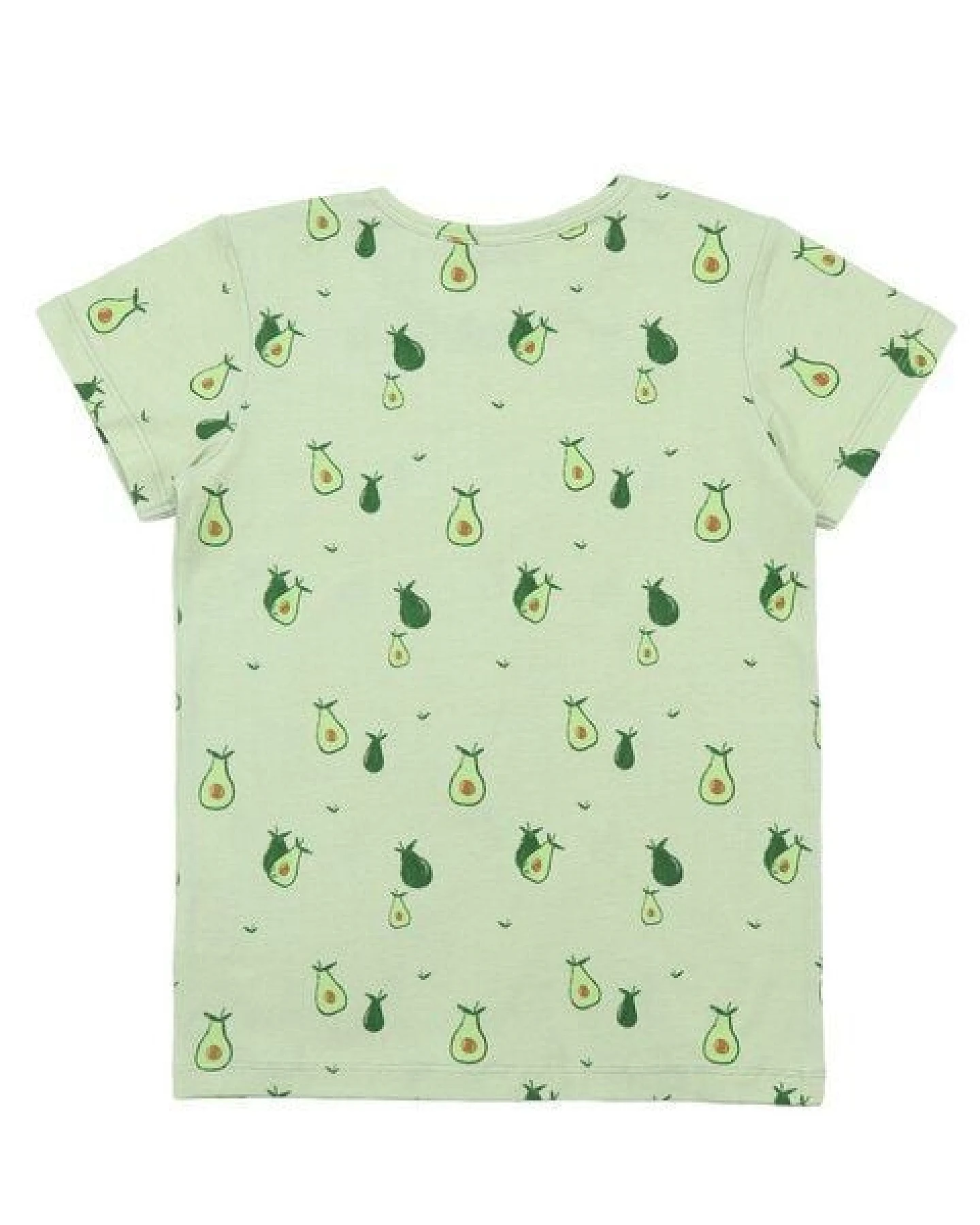 Cotokids Baby T-Shirt Bio-Baumwolle „Avocado 13“ natur, Kurzarmshirt mit fruchtigem Print von Walkiddy, weicher Jersey für Babys, hautfreundlich, elastisch & nachhaltig gefertigt – Ansicht 4