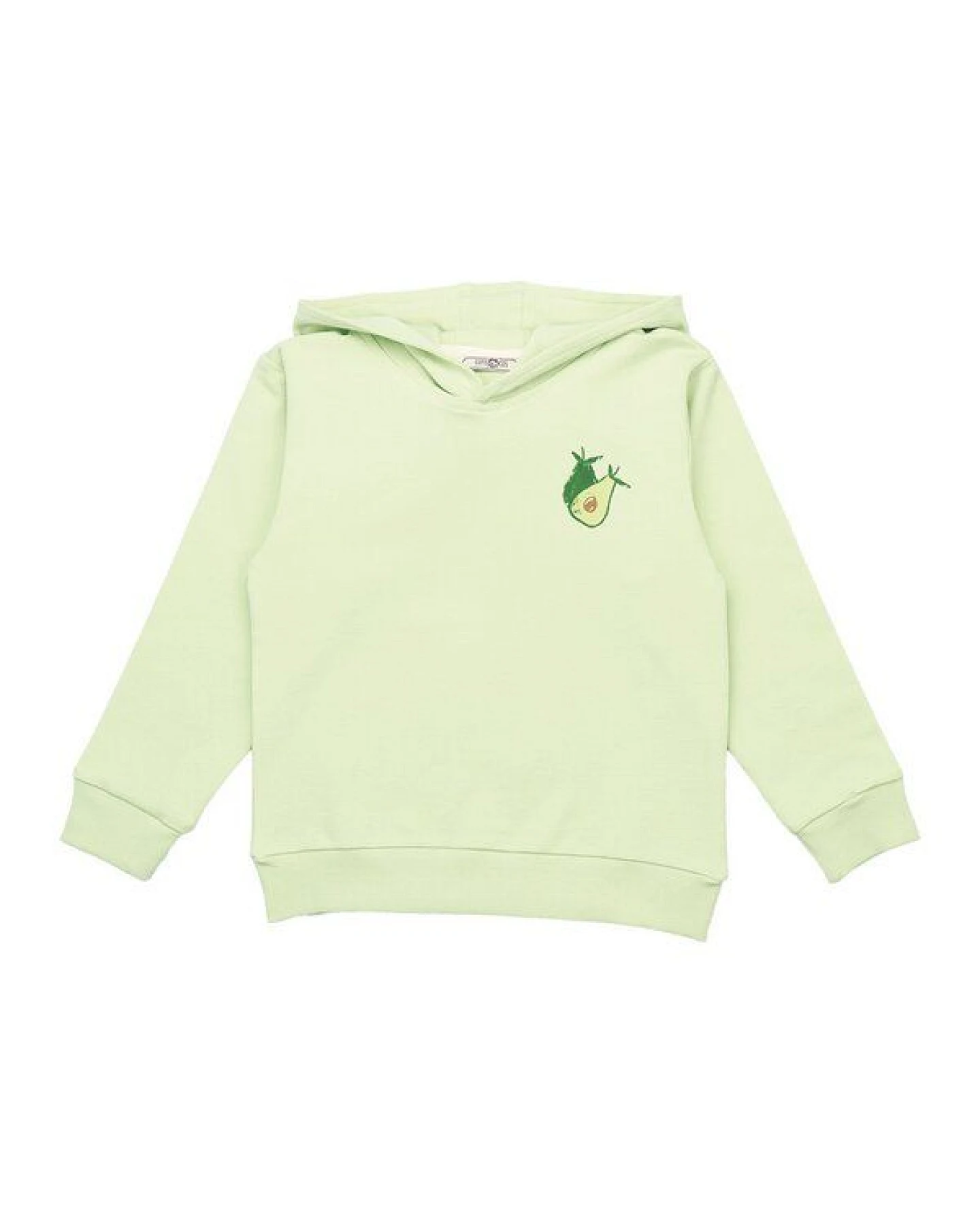 Cotokids Kinder Sweatshirt Baumwolle, Hellgrün, Brust-Patch, Walkiddy – Ansicht 2