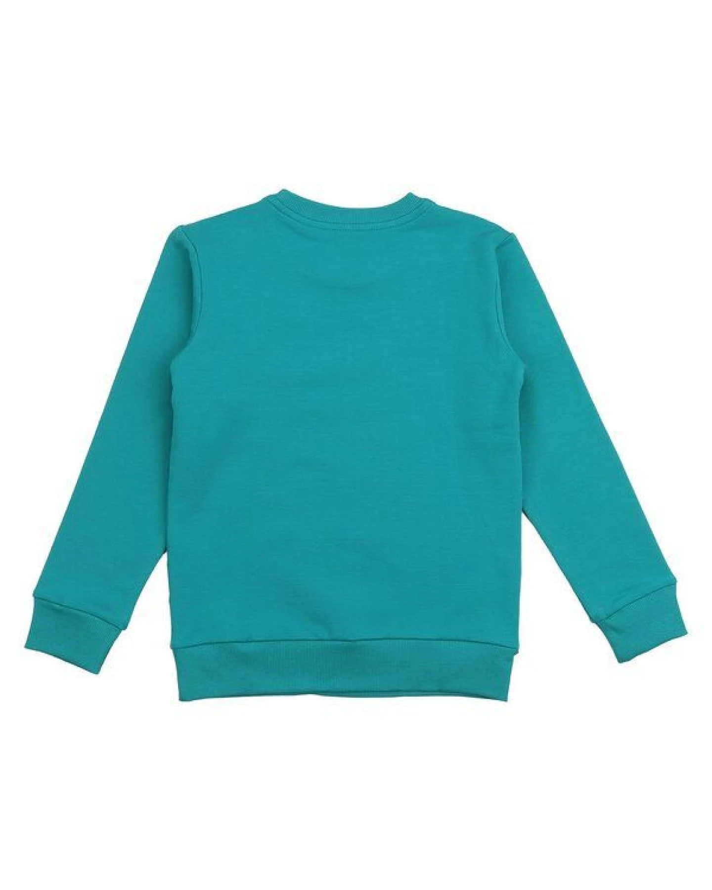 Cotokids Kinder Sweatshirt Baumwolle, Petrolblau, Brust-Patch, Walkiddy – Ansicht 4