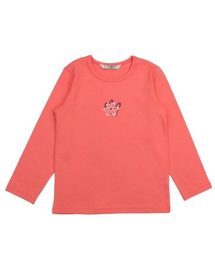 Cotokids Kinder Langarmshirt – Koralle, bequem & weich, schlichtes Motiv