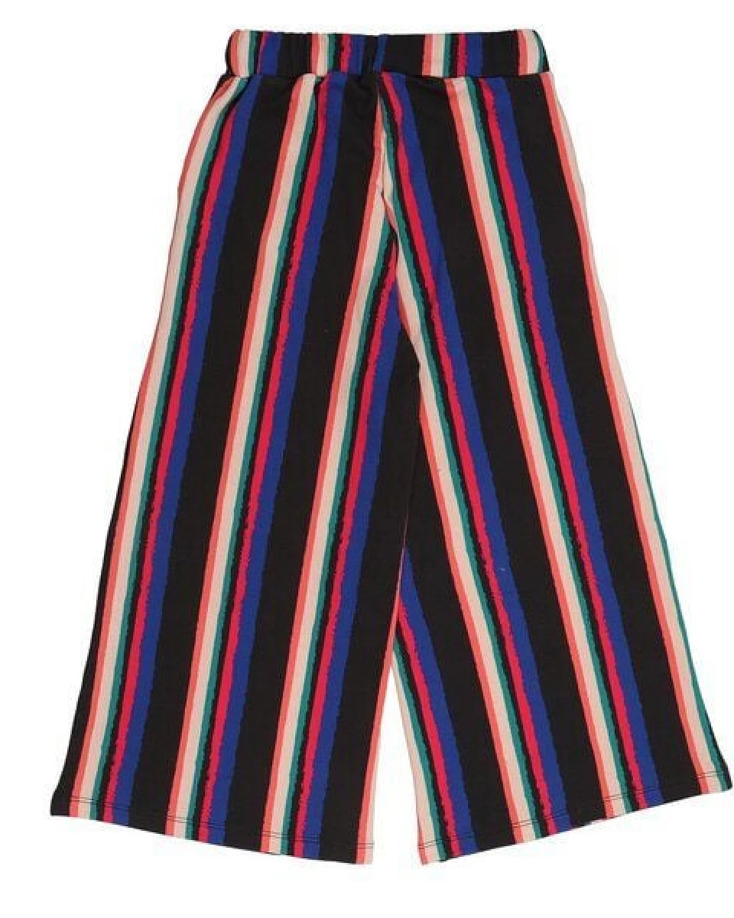 Cotokids Kinder Hose weit geschnitten GOTS-zertifiziert aus Bio-Baumwolle mit bunten Streifen – Walkiddy – Ansicht 4
