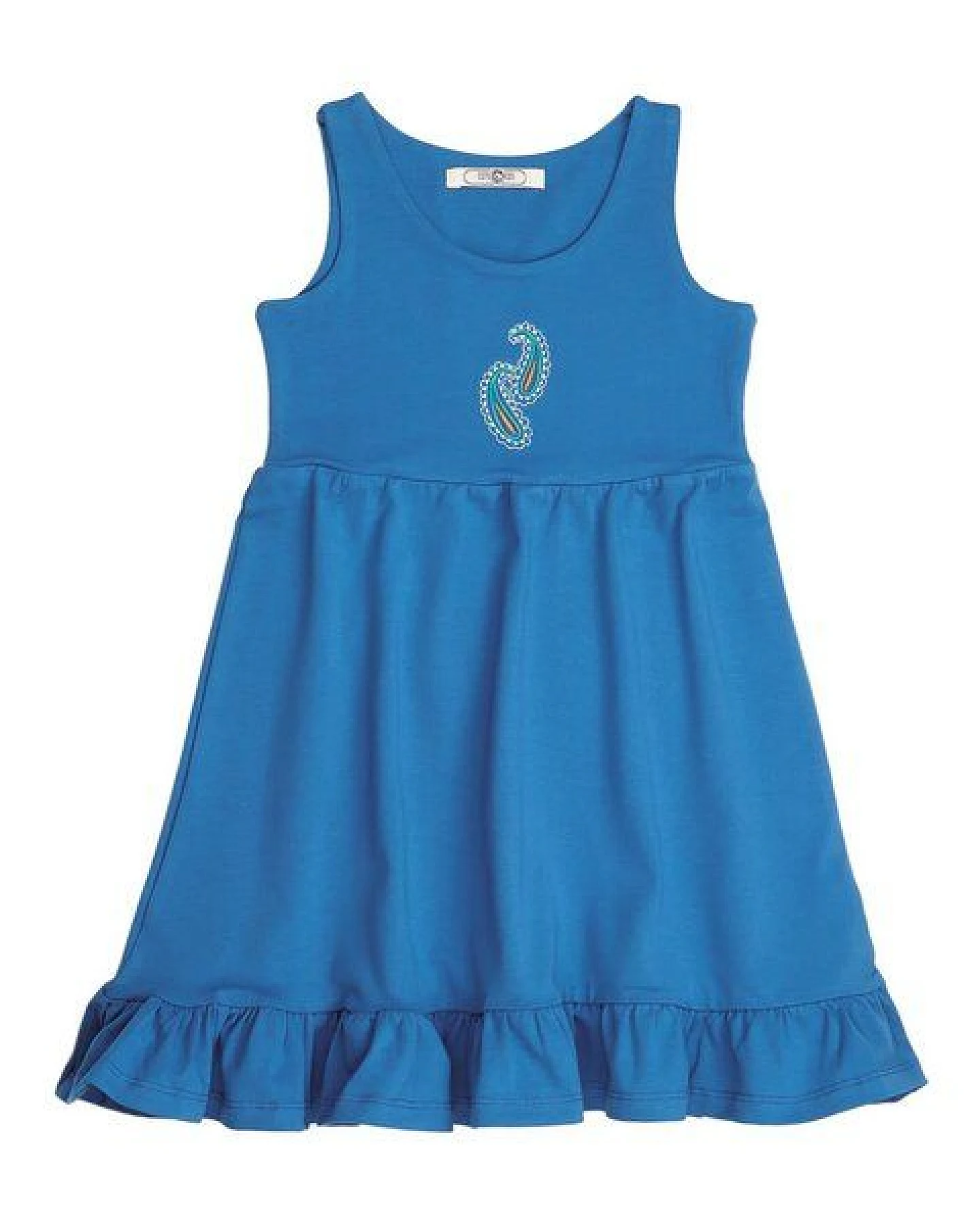 Cotokids Mädchen Kleid – Blau, ärmellos, locker & bequem, sommerlich – Ansicht 2