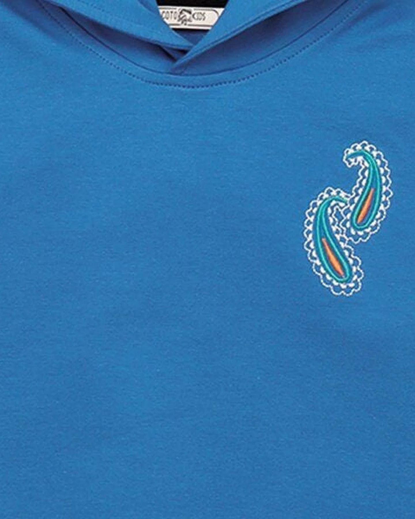 Cotokids Kinder Sweatshirt Baumwolle, Blau, Brust-Patch, Walkiddy – Ansicht 4