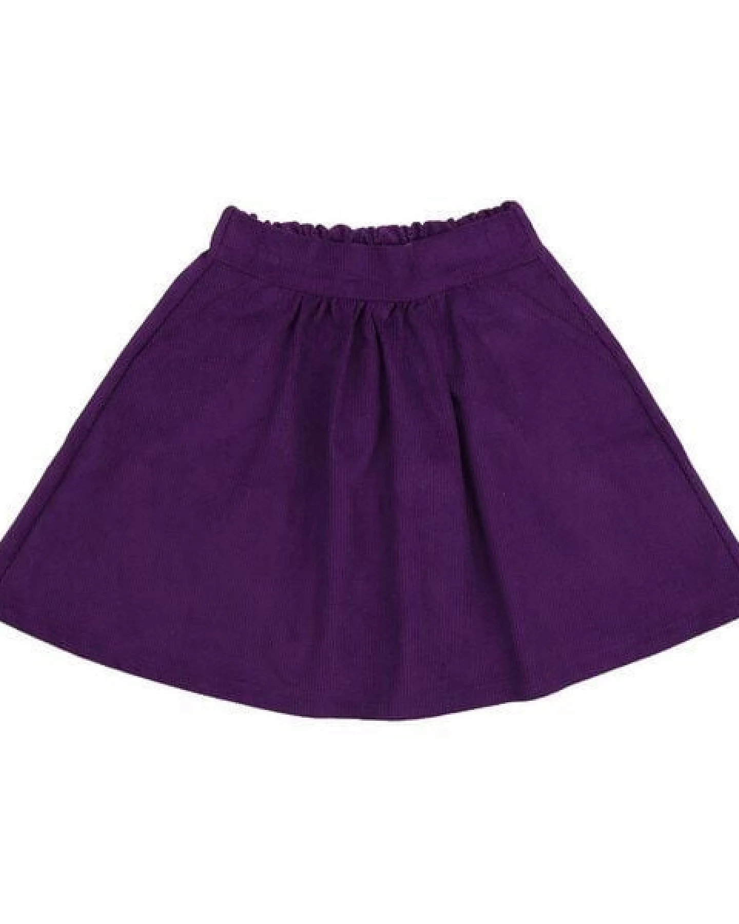 Cotokids Kinder Cordrock GOTS-zertifiziert aus Bio-Baumwolle dunkelviolett – Walkiddy – Ansicht 2