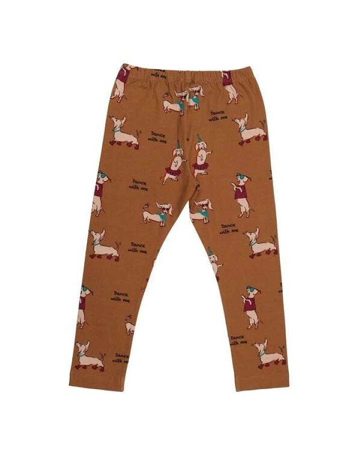 Cotokids Kinder Leggings GOTS zertifiziert, lachs, weich & elastisch – Walkiddy