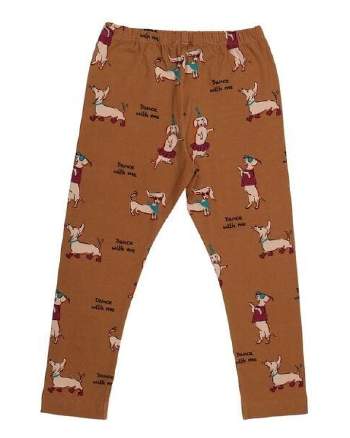Cotokids Kinder Leggings GOTS zertifiziert, lachs, weich & elastisch – Walkiddy