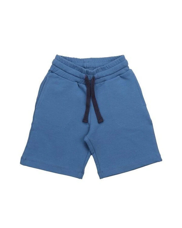 Cotokids Kinder Shorts GOTS-zertifiziert aus Bio-Baumwolle, dunkelblau, elastischer Bund mit Kordelzug – Walkiddy, weich & alltagstauglich