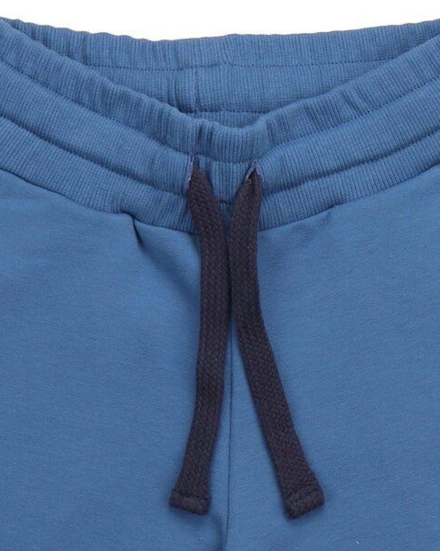 Cotokids Kinder Shorts GOTS-zertifiziert aus Bio-Baumwolle, dunkelblau, elastischer Bund mit Kordelzug – Walkiddy, weich & alltagstauglich – Ansicht 3