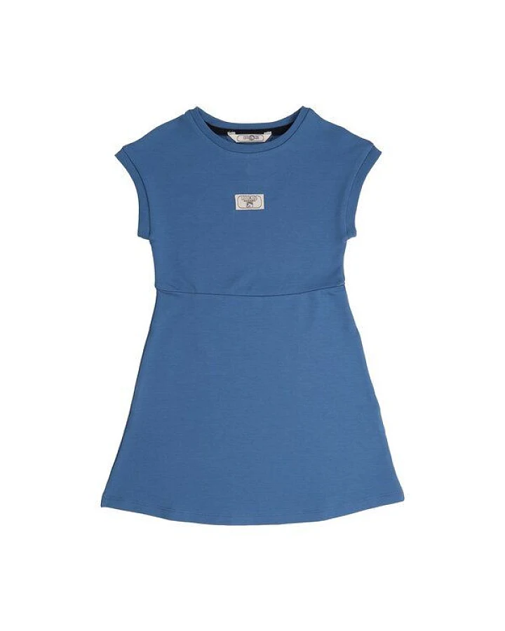 Cotokids Mädchen Kleid – Dunkelblau, Kurzarm, schlicht & bequem