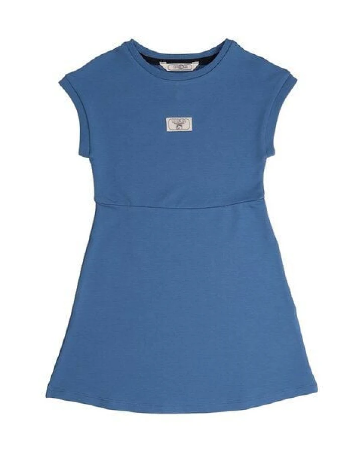 Cotokids Mädchen Kleid – Dunkelblau, Kurzarm, schlicht & bequem
