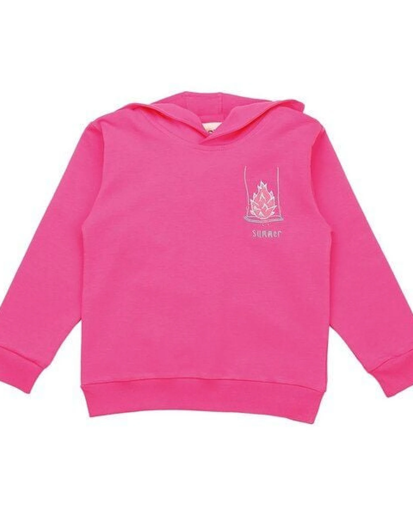 Cotokids Kinder Sweatshirt GOTS-zertifiziert Bio-Baumwolle pink – kuscheliges Langarm Oberteil von Walkiddy – Ansicht 2