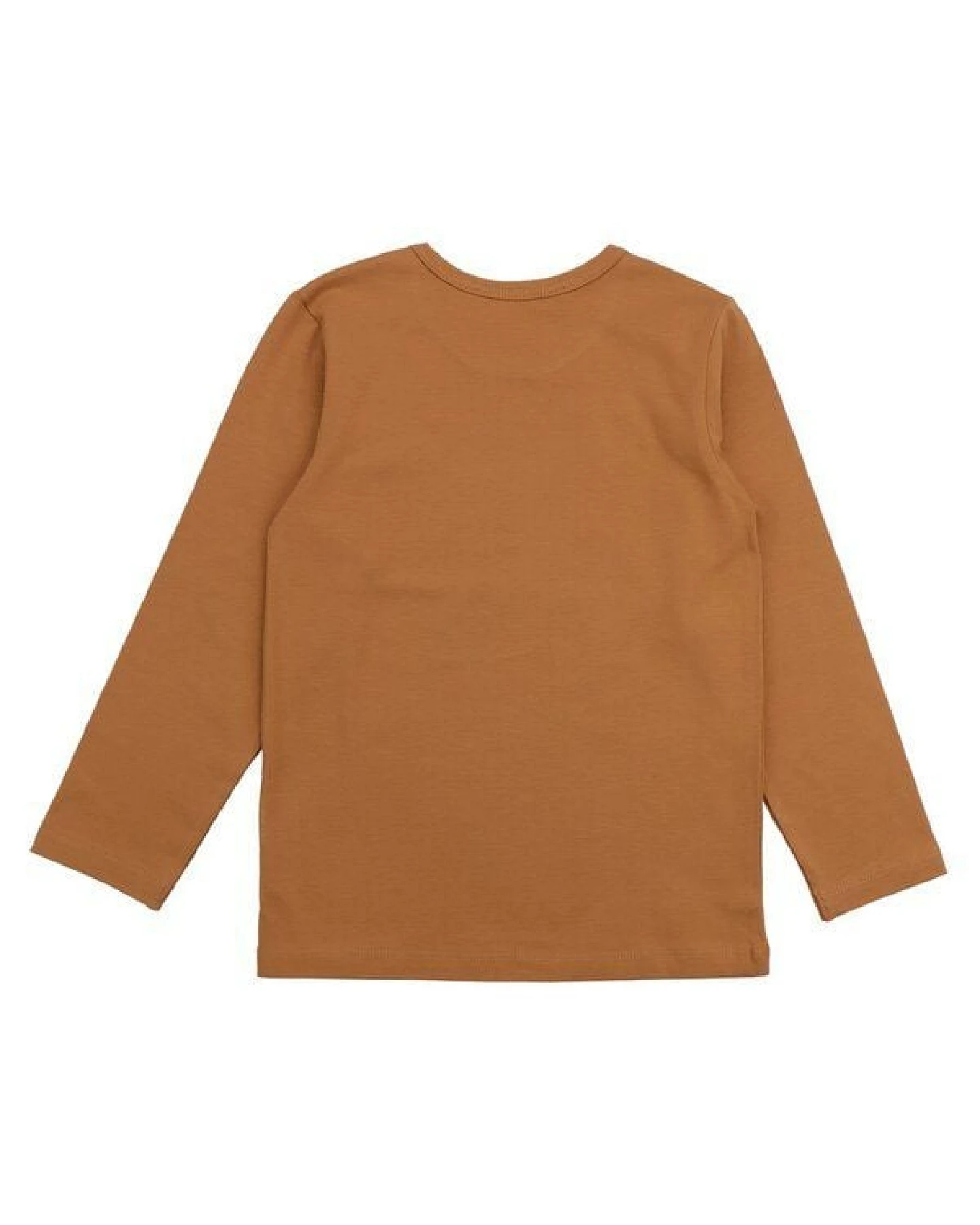 Cotokids Kinder Langarmshirt GOTS-zertifiziert aus Bio-Baumwolle braun mit Motiv-Print – Walkiddy – Ansicht 4