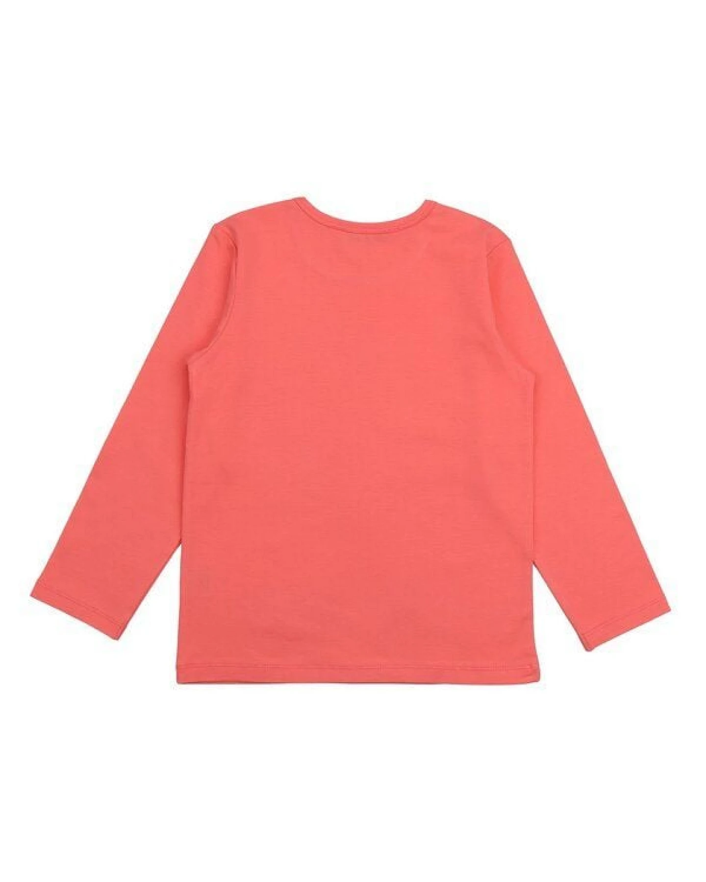 Cotokids Kinder Langarmshirt GOTS-zertifiziert aus Bio-Baumwolle, korallrot mit „Flying Umbrella“-Motiv – Walkiddy, weich & hautfreundlich – Ansicht 4