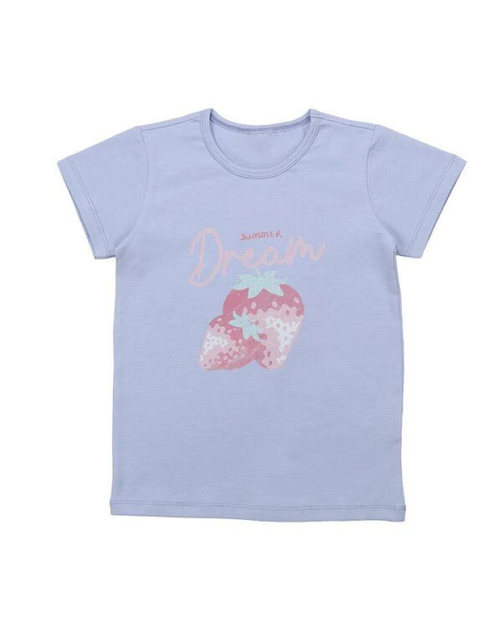Cotokids Kinder T-Shirt helllila mit Printmotiv auf der Vorderseite – Walkiddy