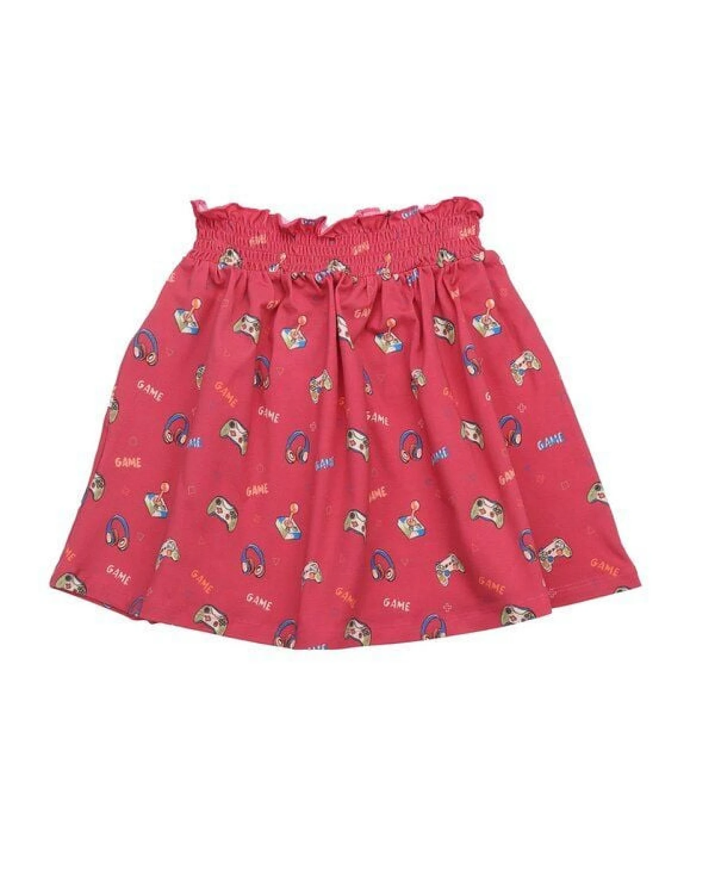 Cotokids Kinder Rock – Rot mit Allover-Print, elastischer Bund, bequem & luftig, vielseitig kombinierbar – Ansicht 4