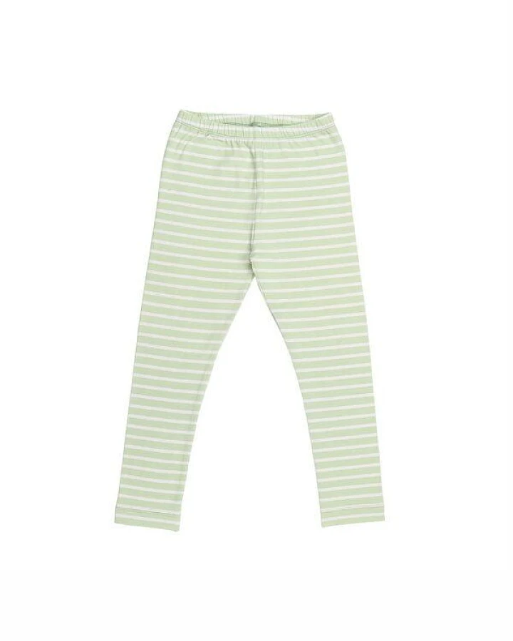 Cotokids Kinder Leggings – Hellgrün gestreift, elastischer Bund, weich & bequem, alltagstauglich, gut kombinierbar