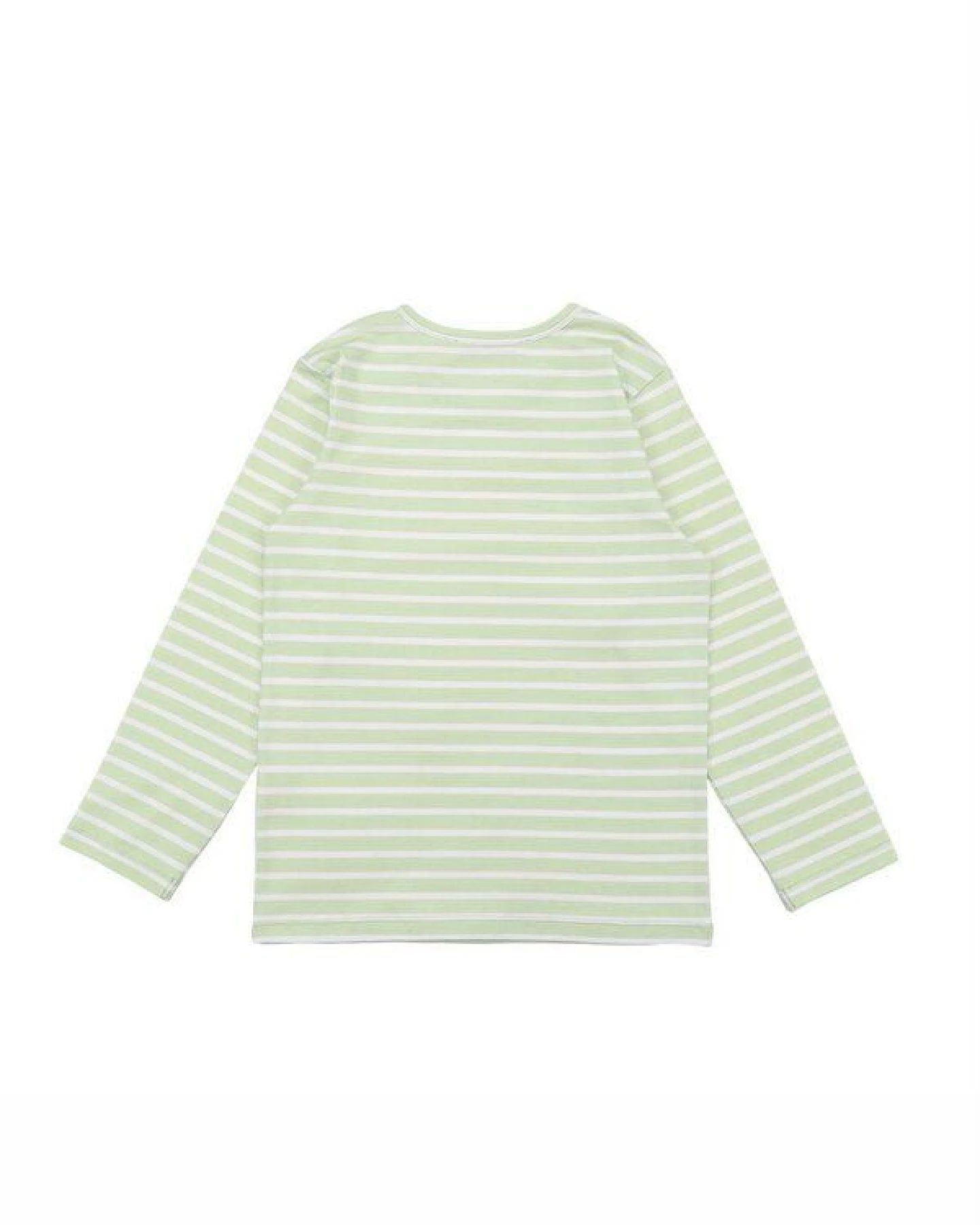 Cotokids Kinder Langarmshirt GOTS-zertifiziert aus Bio-Baumwolle, hellgrün gestreift – Walkiddy, weich, hautfreundlich und alltagstauglich – Ansicht 3