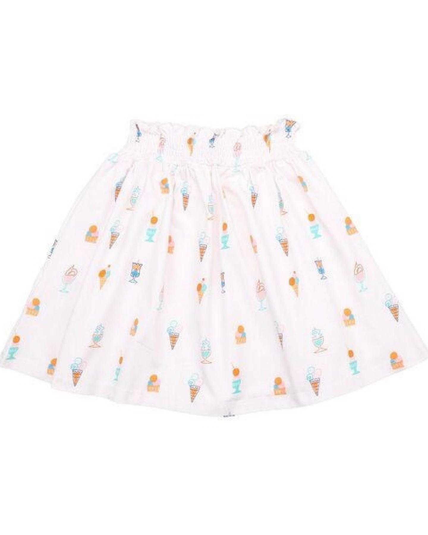 Cotokids Kinder Rock GOTS-zertifiziert aus Bio-Baumwolle creme mit Eis-Motiv – Walkiddy – Ansicht 3