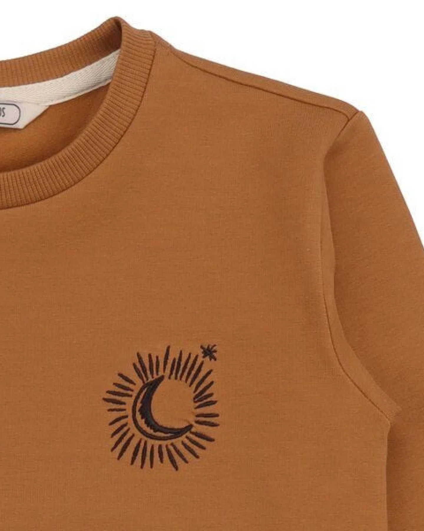 Cotokids Kinder Sweatshirt Bio-Baumwolle Our Universe Walkiddy, GOTS-zertifiziert, weich, vegan, fair produziert, kosmischer Allover-Print für kleine Astronaut innen – Ansicht 3