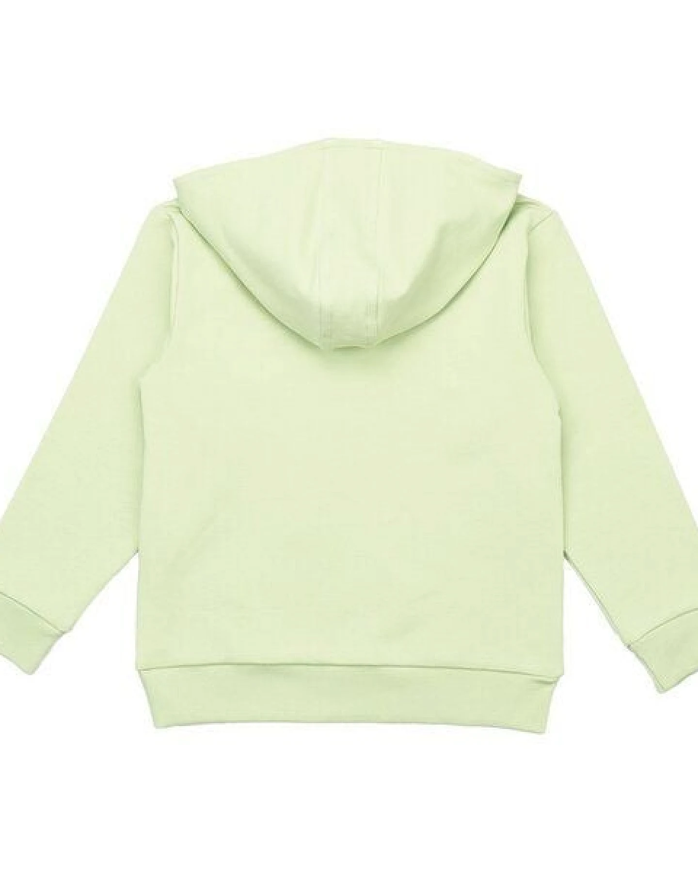 Cotokids Kinder Hoodie GOTS zertifiziert, hellgrün, Palmen-Print „Palm 15“, Bio-Baumwolle, weich – Walkiddy – Ansicht 3