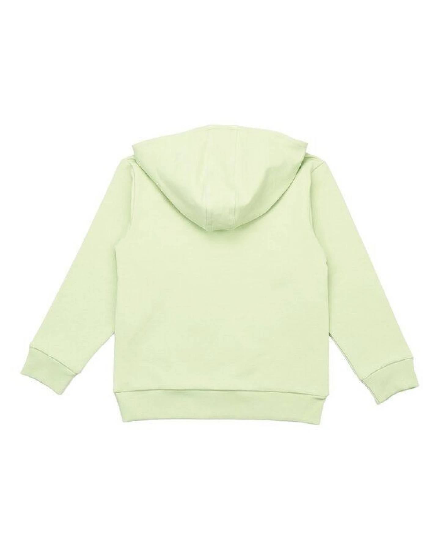 Cotokids Kinder Hoodie GOTS zertifiziert, hellgrün, Palmen-Print „Palm 15“, Bio-Baumwolle, weich – Walkiddy – Ansicht 3