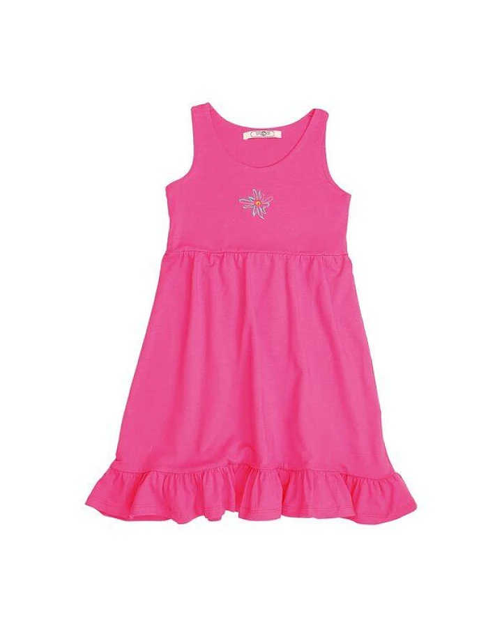 Cotokids Mädchen Kleid – Pink, ärmellos, locker & bequem, sommerlich