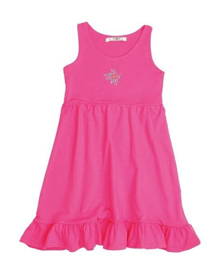 Cotokids Mädchen Kleid – Pink, ärmellos, locker & bequem, sommerlich