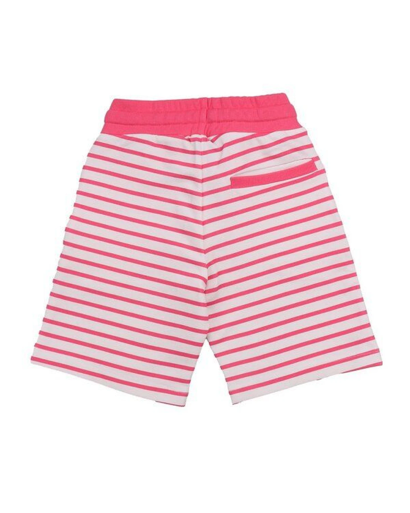 Cotokids Kinder Shorts Bio-Baumwolle, Rosa-Weiß gestreift, Walkiddy – Ansicht 4