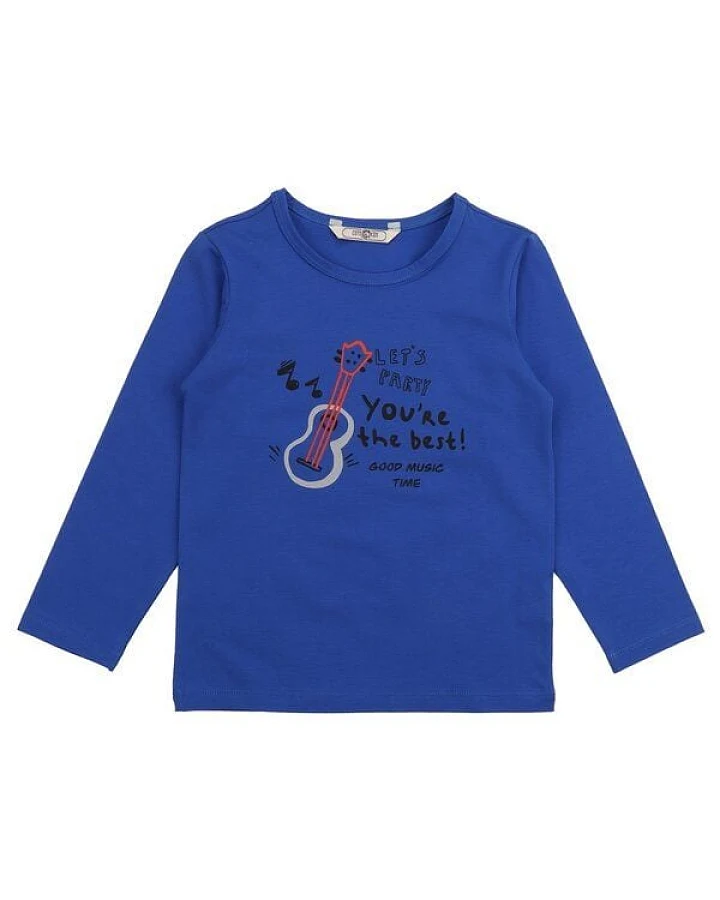 Cotokids Kinder Langarmshirt GOTS-zertifiziert aus Bio-Baumwolle, blau mit Motiv – Walkiddy, weich, hautfreundlich, nachhaltig & fair produziert