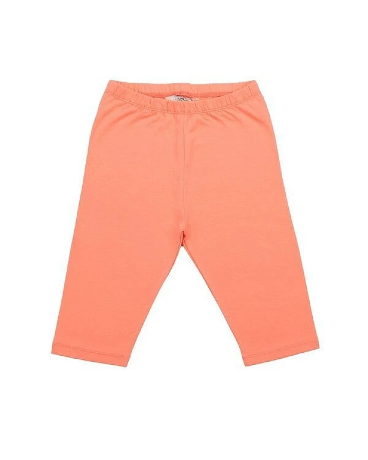 Cotokids Kinder 3/4 Leggings GOTS zertifiziert, Bio-Baumwolle, lachs, weich & elastisch, bequemer Bund – Walkiddy