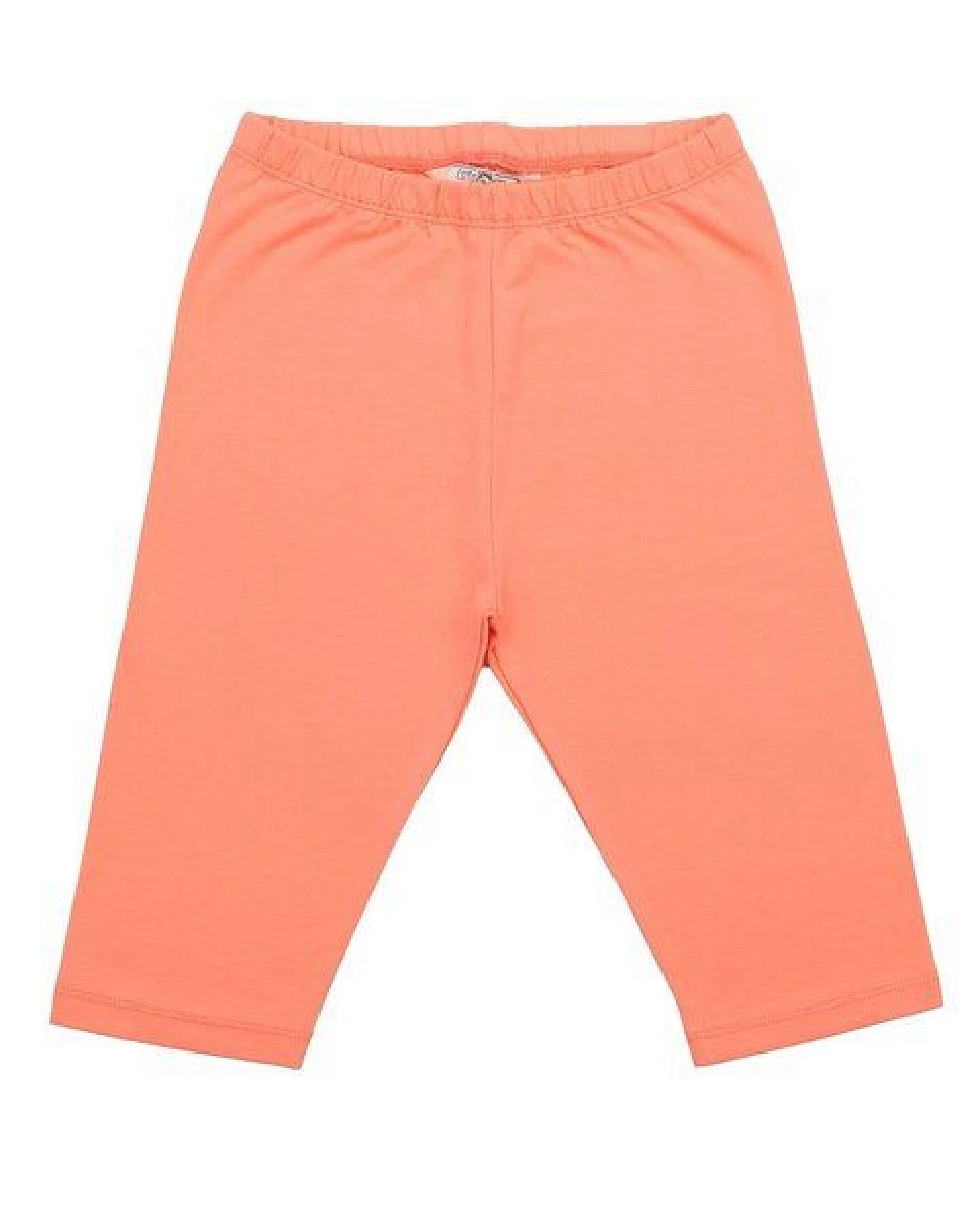 Cotokids Kinder 3/4 Leggings GOTS zertifiziert, Bio-Baumwolle, lachs, weich & elastisch, bequemer Bund – Walkiddy – Ansicht 2