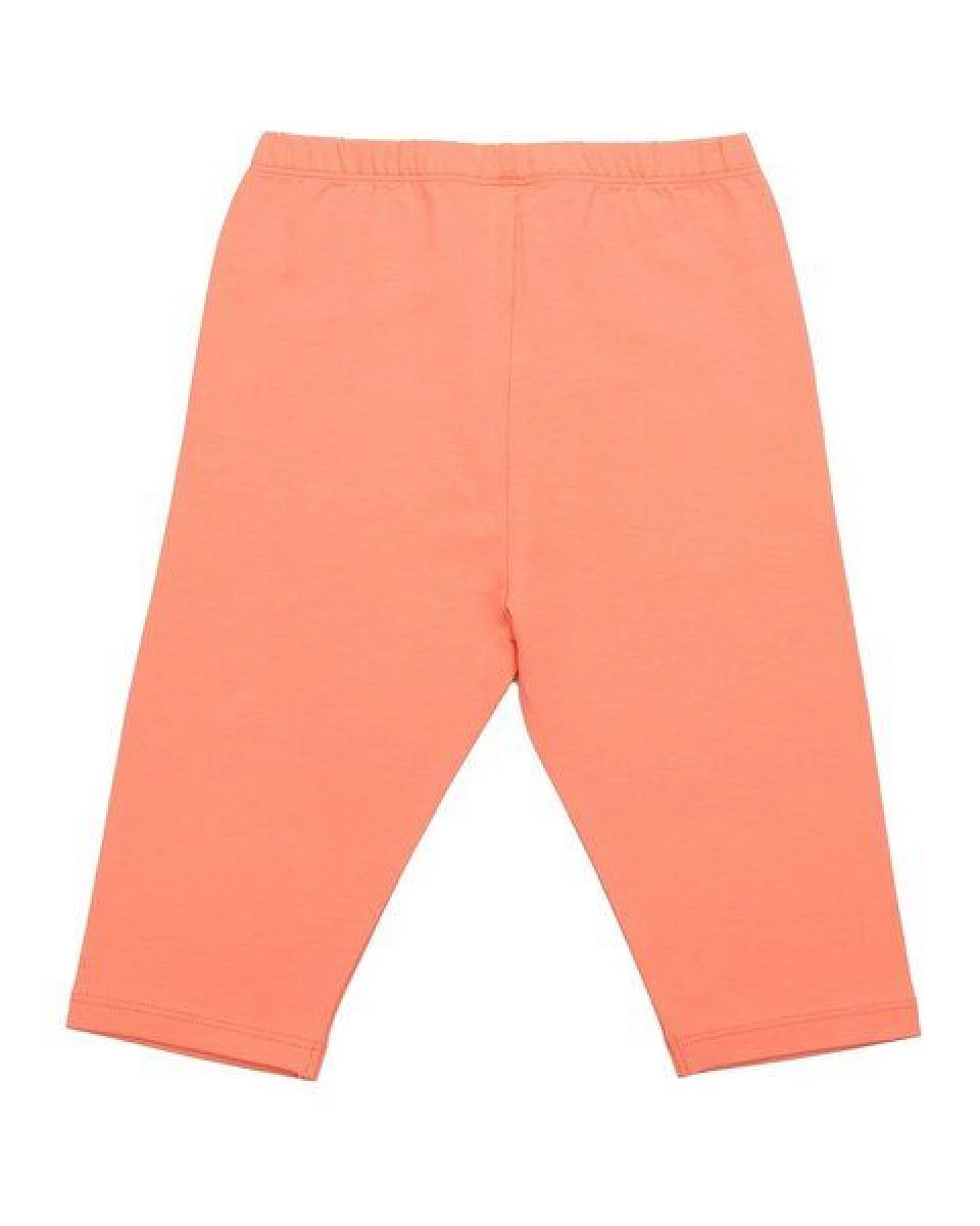 Cotokids Kinder 3/4 Leggings GOTS zertifiziert, Bio-Baumwolle, lachs, weich & elastisch, bequemer Bund – Walkiddy – Ansicht 4