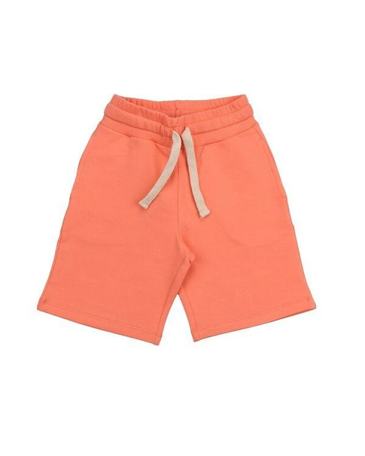 Cotokids Kinder Shorts GOTS zertifiziert, lachs „Salmon 31“, Kordelbund, Bio-Baumwolle, weich – Walkiddy