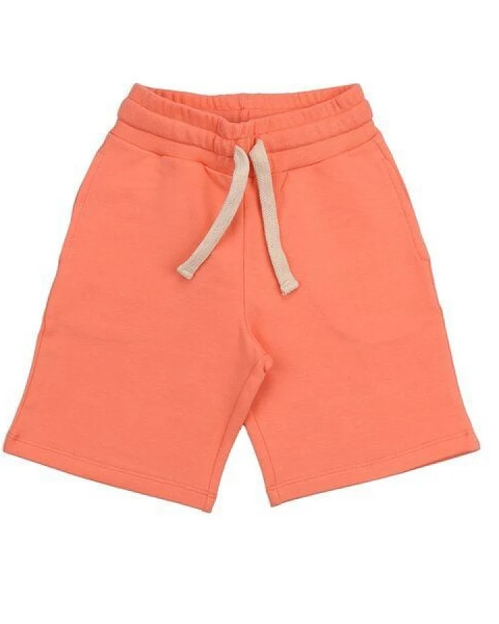 Cotokids Kinder Shorts GOTS zertifiziert, lachs „Salmon 31“, Kordelbund, Bio-Baumwolle, weich – Walkiddy