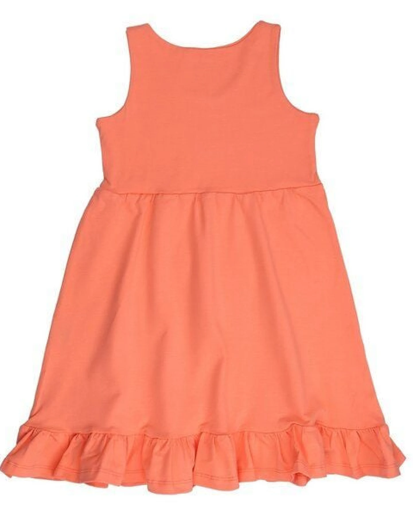 Cotokids Kinder Trägerkleid GOTS zertifiziert, apricot,Print, Bio-Baumwolle, weich – Walkiddy – Ansicht 4