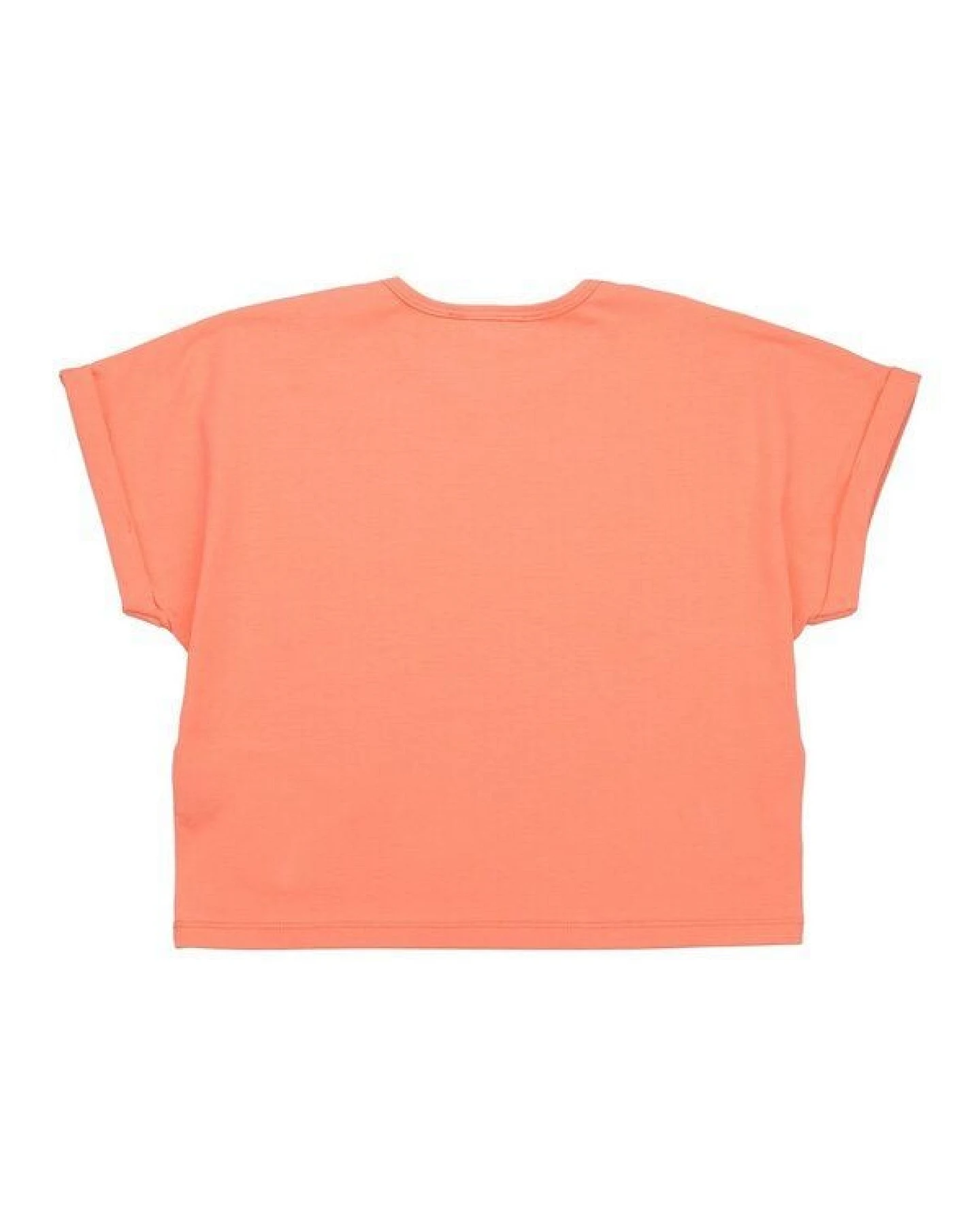 Cotokids Kinder T-Shirt – Koralle mit Paisleymotiv, Kurzarm, weich & bequem, sommerlich, gut kombinierbar – Ansicht 4