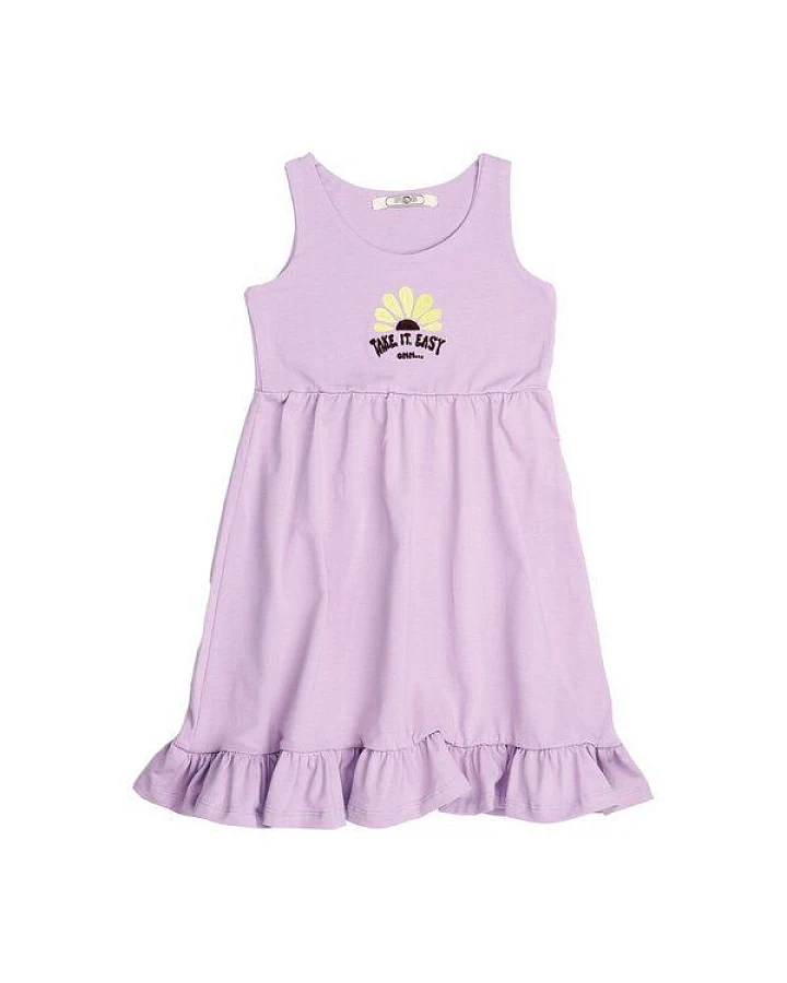 Cotokids Mädchen Kleid – Helllila, ärmellos, locker & bequem, sommerlich